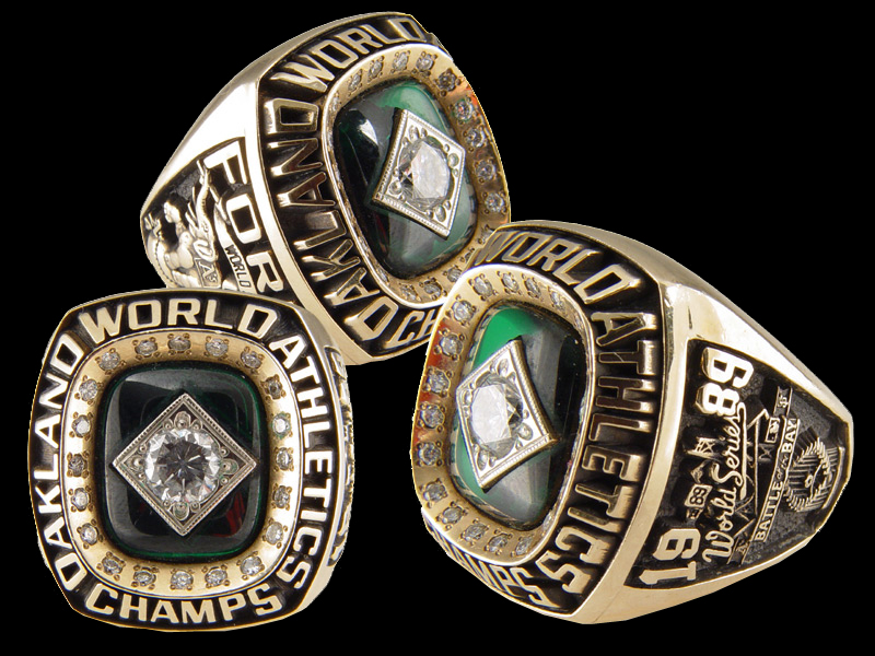 1989 Athletics World Series Ring